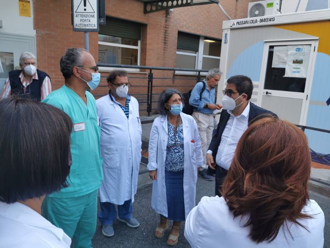 Ospedale San Camillo di Roma: l’assessore D’Amato ha inaugurato il nuovo servizio di psicologia