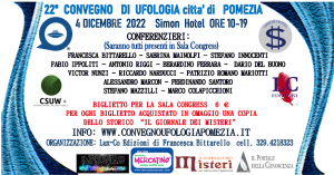 Ufo a Pomezia – Domenica al ‘Simon Hotel’ l’appuntamento con il 22° Convegno di Ufologia pometino