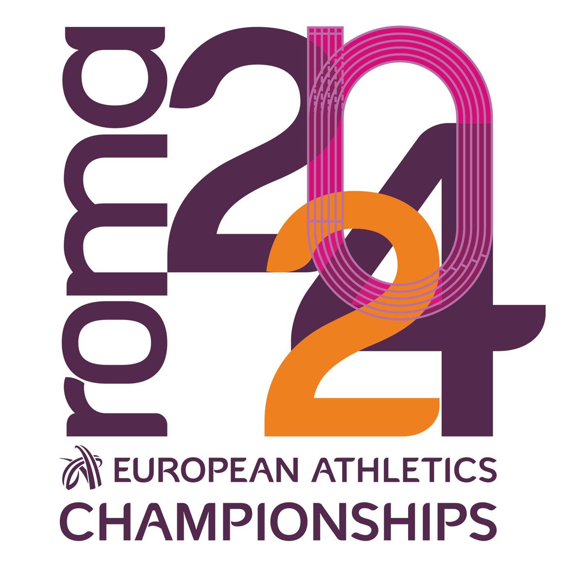 Europei di Atletica Roma 2024, presentato il logo ufficiale