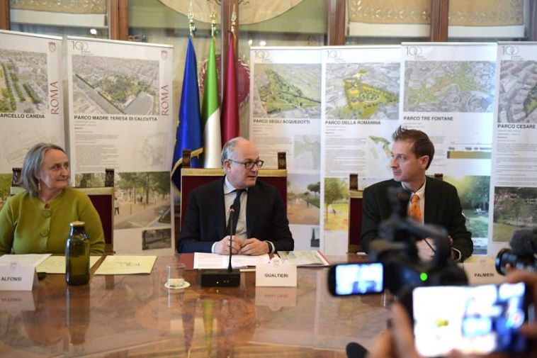 La Capitale ed il verde – Al via il piano ‘100 Parchi per Roma’, Gualtieri presenta i primi 21 interventi per circa 63 mln di euro