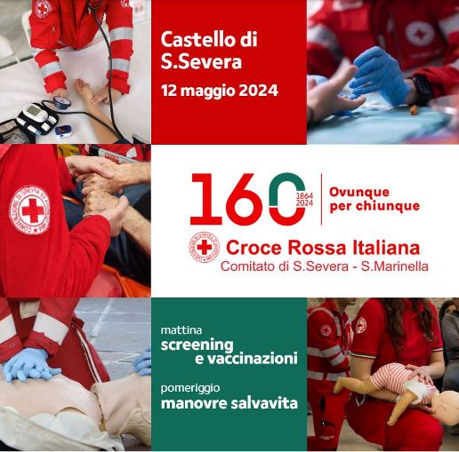 Al Castello di Santa Severa si festeggiano i 160 anni della Croce Rossa italiana: screening sanitari gratuiti, alla presenza di medici specialisti